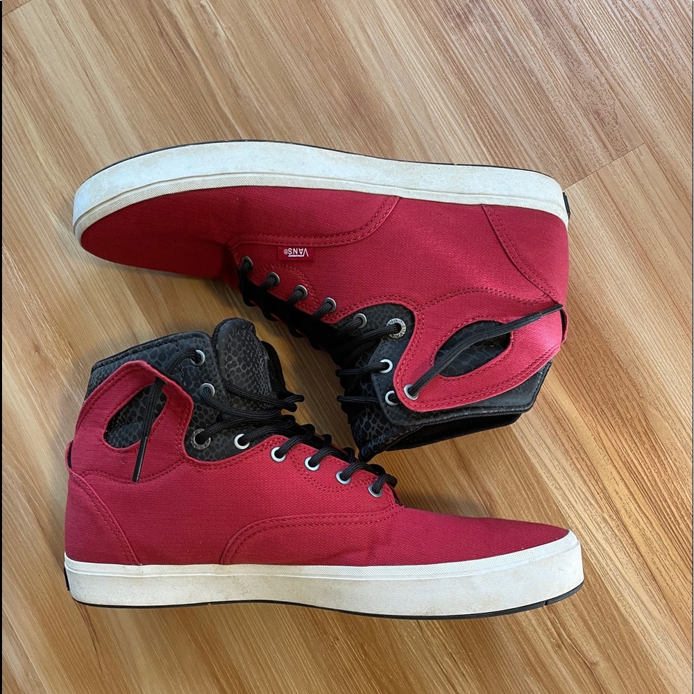 Mens Red Vans
